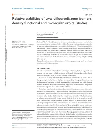 Density Functional and Molecular Orbital Studies