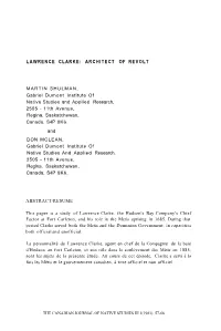 Lawrence Clarke: Architect of Revolt