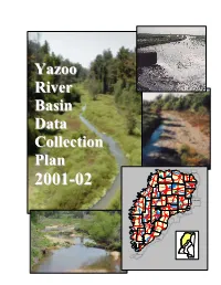 Yazoo River Basin Data Collection Plan