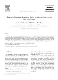 Kinetics of Austenite Formation During Continuous Heating in a Low Carbon Steel ⁎ F.L.G