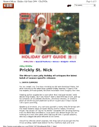 Prickly St. Nick