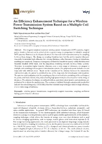 An Efficiency Enhancement Technique for a Wireless Power