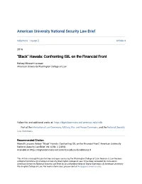 "Black" Hawala: Confronting ISIL on the Financial Front