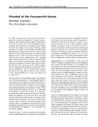 Flooded at the Farnsworth House MICHAEL CADWELL the Ohio State University