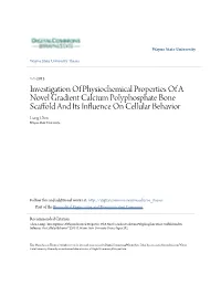Investigation of Physiochemical Properties of a Novel Gradient