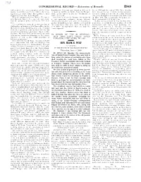 CONGRESSIONAL RECORD— Extensions Of