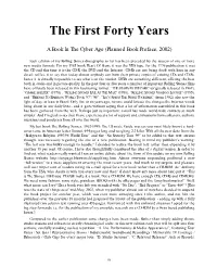 The Preface 2002