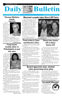 27, 2010 Volume 83, Number 2 Daily Bulletin