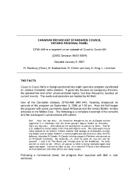 CBSC Decision 06/07-0009)