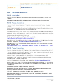 Section 18 Reference List