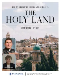 Join St. Hugo of the Hills on a Pilgrimage to September 8