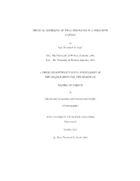 Physical Modelling of Tidal Resonance in a Submarine