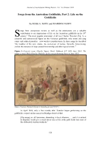 Songs from the Australian Goldfields, Part 2: Life on the Goldfields