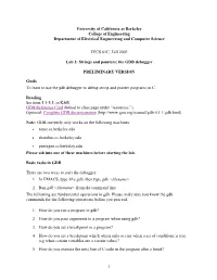 University of California at Berkeley College of Engineering Department of Electrical Engineering and Computer Science