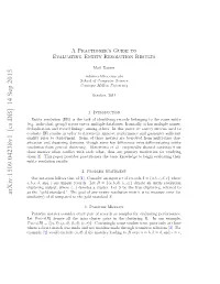 A Practioner's Guide to Evaluating Entity Resolution Results