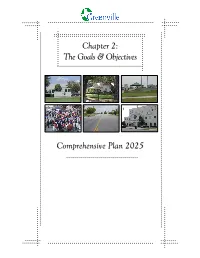 Chapter 2: the Goals & Objectives Comprehensive Plan 2025