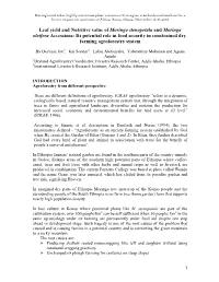 Leaf Yield and Nutritive Value of Moringa Stenopetala and Moringa Oleifera Accessions
