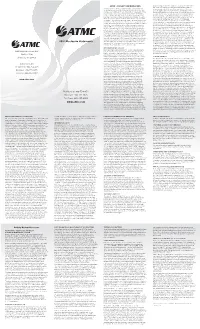 2021 Annual Disclosure Statements