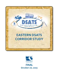 Eastern Corridor Study, Answer Questions, and Receive Input on the Alignments