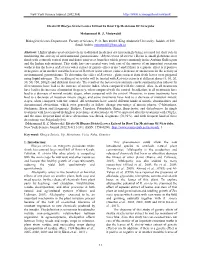 Efects of Rhazya Stricta Leaves Extract in Root Tip Meristems of Vicia Faba