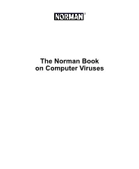 The Norman Book on Computer Viruses Ii Z the Norman Book on Computer Viruses