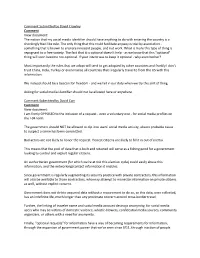 Comment Submitted by David Crawley Comment View Document