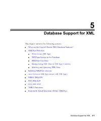 Oracle Xml Db