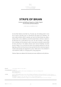 STRIFE of BRIAN Science and Reflexive Reason As a Public Project