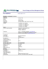Tree Factsheet Images at Page 3 and 4