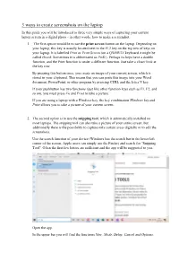 3 Ways to Create Screenshots on the Laptop