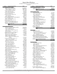 Global Stock Portfolio