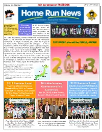 Join Our Group on FACEBOOK 2012- 2013 Issue