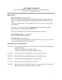 Max Perry Mueller CV 2020