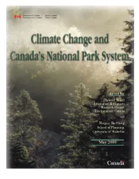 National Park System: a Screening Level Assessment