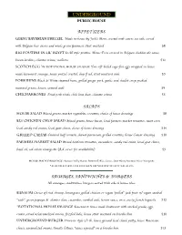 Underground New Menu Page 1 Copy
