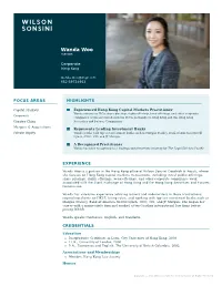 Wanda Woo PARTNER