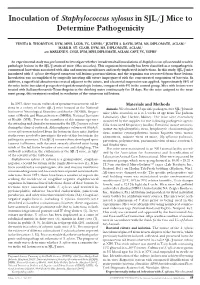 &lt;I&gt;Staphylococcus Xylosus&lt;/I&gt;