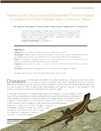 Nematodes in Sceloporus Variabilis(Squamata