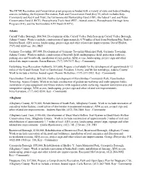 The DCNR Recreation and Conservation Grant Program Is