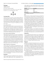 Thiotepa Stable in Light and in Acidic Solution, but Stable in Alkaline Solutions (IARC 1990)