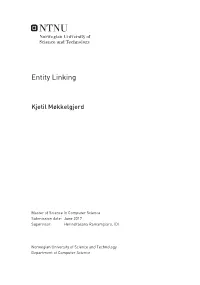 Entity Linking