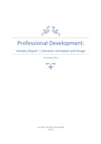 Professional Development Report