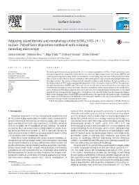 Pulsed Laser Deposition Combined with Scanning Tunneling Microscopy