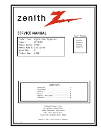 SERVICE MANUAL Model Series