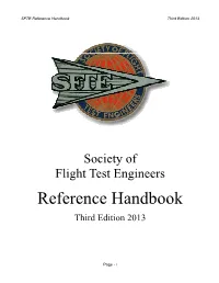 SFTE FTE Reference Handbook