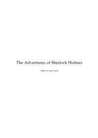 The Adventures of Sherlock Holmes