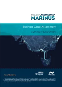 Project Marinus Business Case Assessment Summary