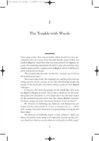 The Trouble with Words