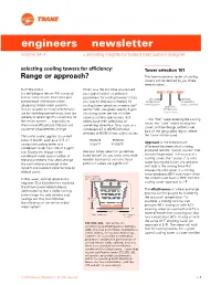 ADM-APN014-EN (01/05): Selecting Cooling Towers