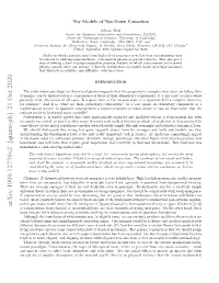Arxiv:1909.12739V2 [Quant-Ph] 21 Oct 2020 of Consciousness from Classical Or Quantum Physics, Are Clear Examples of Strong Emergence